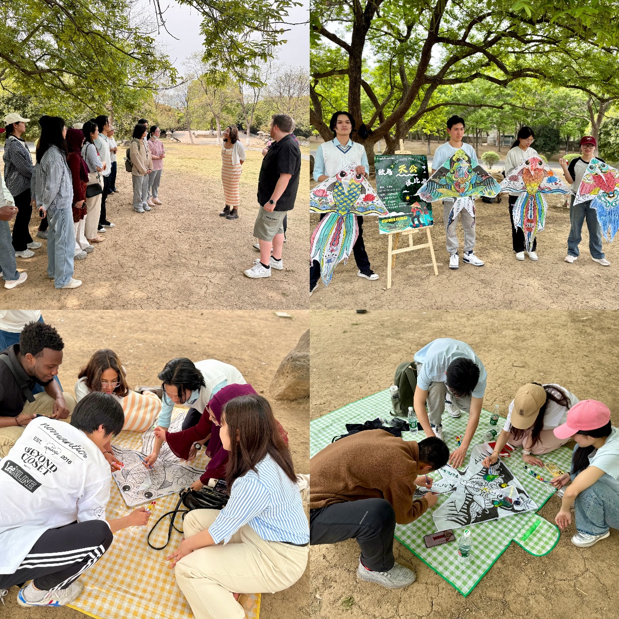 欲与天公试比高——外国语学院举办户外英语角活动-外国语学院